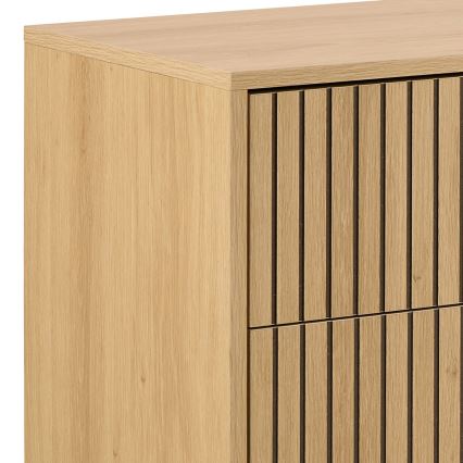 Komoda se zásuvkami OLIVIA 158x80x40 cm dub