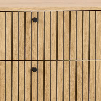 Komoda se zásuvkami OLIVIA 158x80x40 cm dub