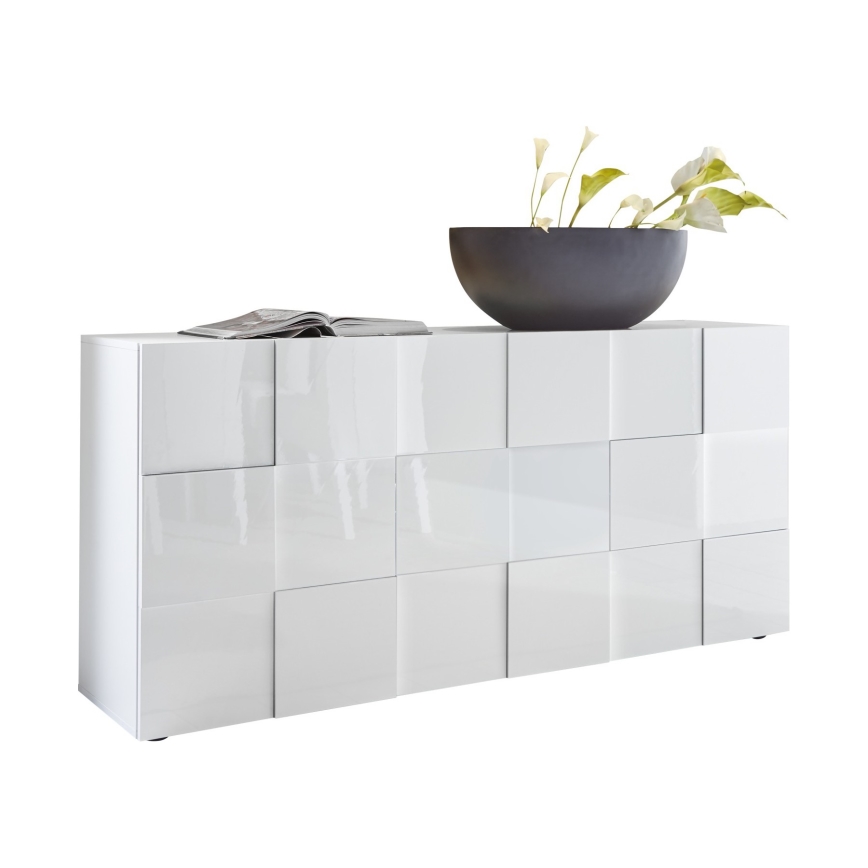 Komoda SERIAN 1981x84x43 cm bílá