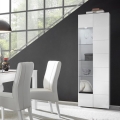 Komoda SERIAN 60x187x43 cm bílá