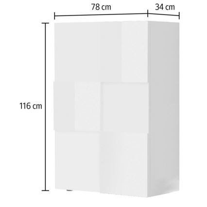 Komoda SERIAN bílá