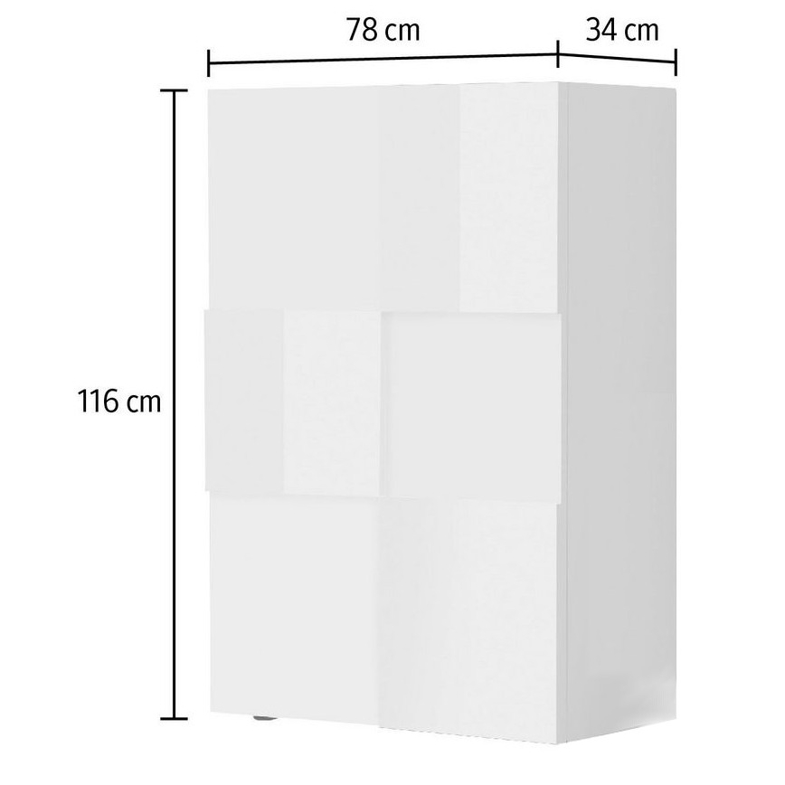 Komoda SERIAN bílá