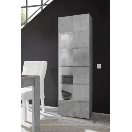 Komoda SERIAN šedá beton