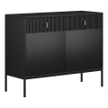 Komoda SUE 104x83x39 cm černá