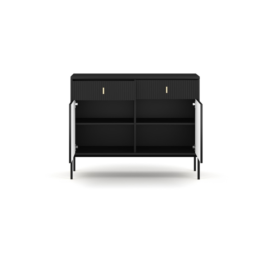 Komoda SUE 104x83x39 cm černá