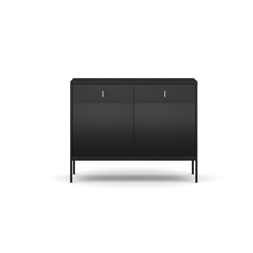 Komoda SUE 104x83x39 cm černá