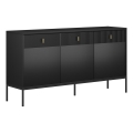 Komoda SUE 155x83x39 cm černá