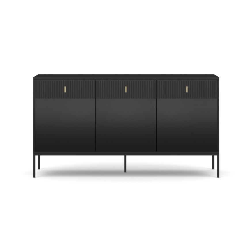 Komoda SUE 155x83x39 cm černá