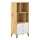 Komoda SULA 64x135x40 cm dub artisan/bílá