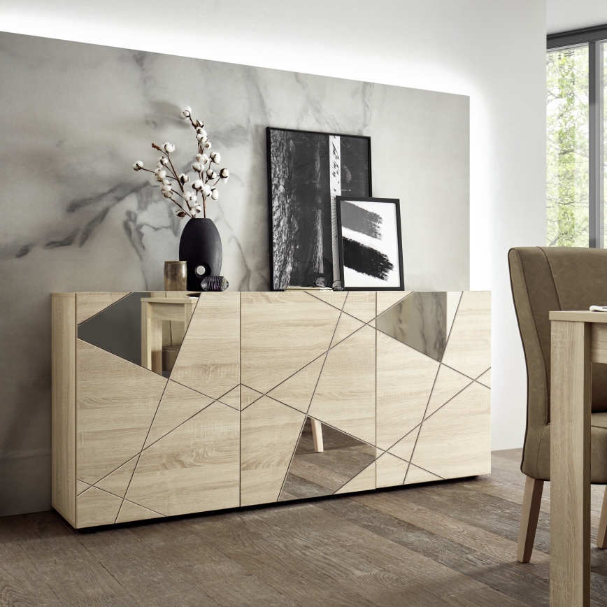 Komoda TAVRI 181x84x42 cm dub sonoma