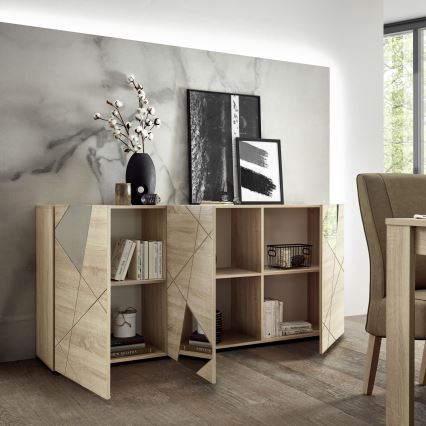 Komoda TAVRI 181x84x42 cm dub sonoma