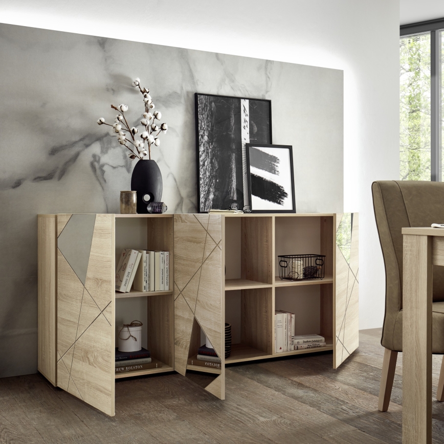 Komoda TAVRI 181x84x42 cm dub sonoma