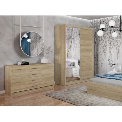 Komoda TAYLER 140x86x47 cm dub sonoma