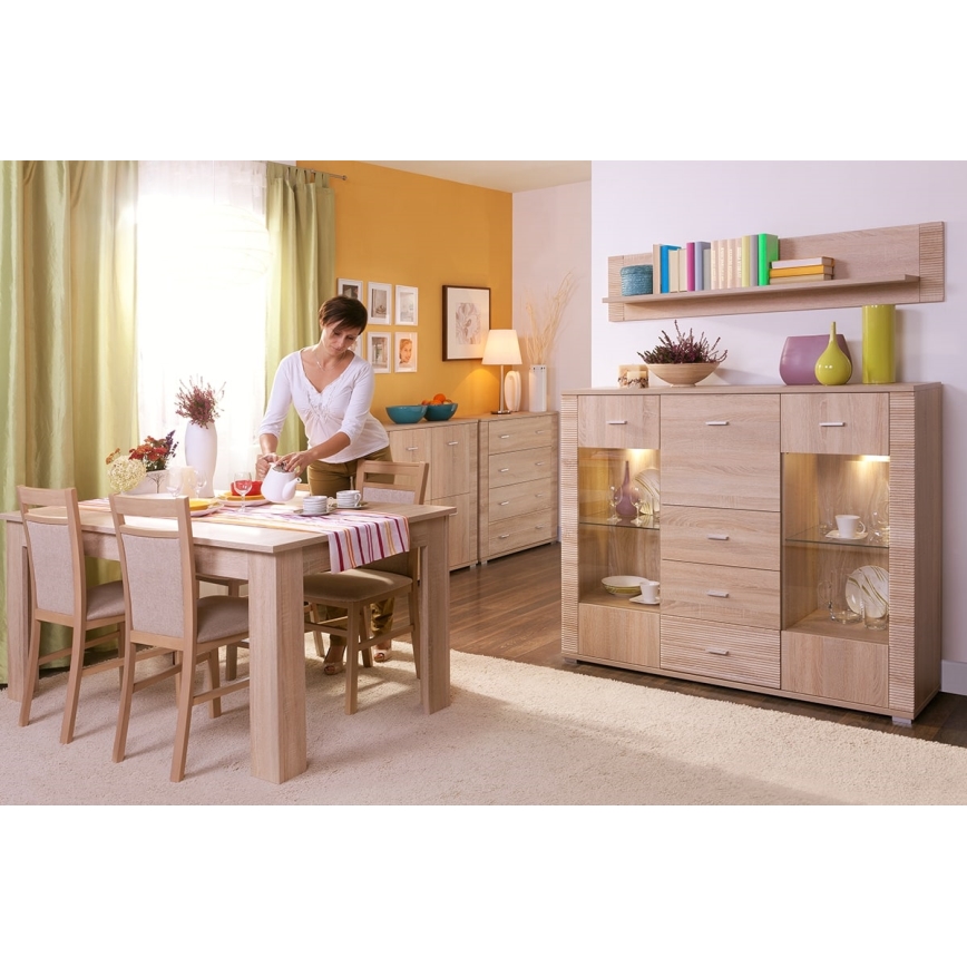 Komoda THEMO 96x93 cm dub sonoma