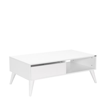 Konferenční stolek 110x65 cm bílá