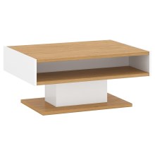 Konferenční stolek ANTHO 41x89 cm přírodní dub/bílá