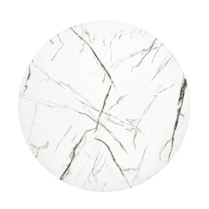 Konferenční stolek ANTICA 55 cm černá/mramor