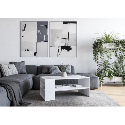 Konferenční stolek BELA 100x42 cm bílá