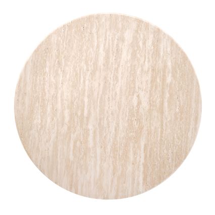 Konferenční stolek CALDO pr. 50 cm hnědá/béžová