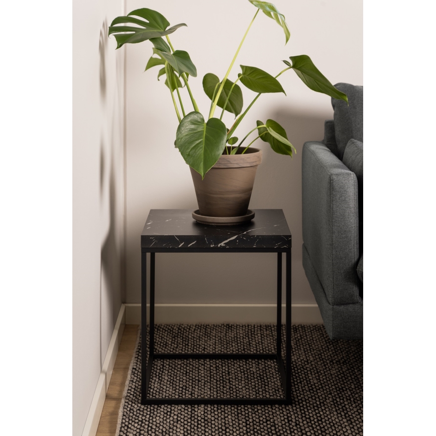 Konferenční stolek CAMILO 40x40 cm černá