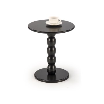 Konferenční stolek CIRILA pr. 40 cm černá