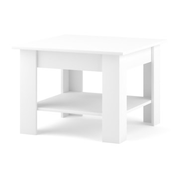 Konferenční stolek COCO 67x67 cm bílá
