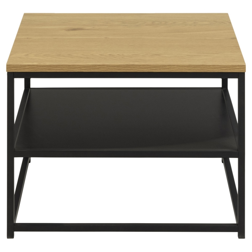 Konferenční stolek CORA 55x55 cm dub/černá