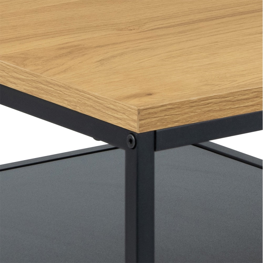 Konferenční stolek CORA 90x60 cm dub/černá