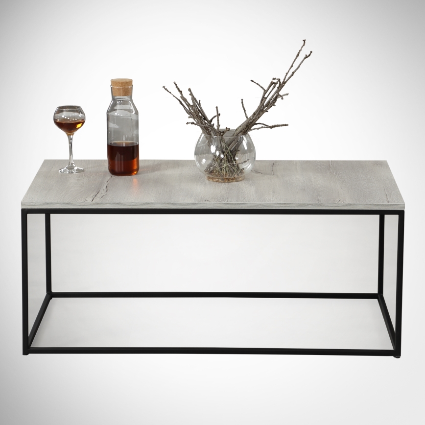 Konferenční stolek COSCO 95x55 cm šedá