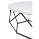 Konferenční stolek DIAMOND 40x70 cm černá/bílá