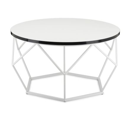 Konferenční stolek DIAMOND 40x70 cm černá/bílá