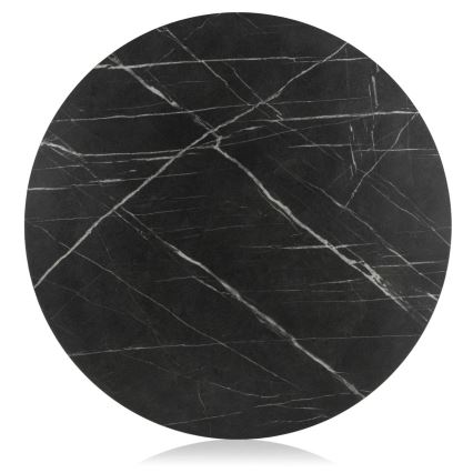 Konferenční stolek DIAMOND 40x70 cm černá/zlatá