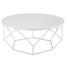 Konferenční stolek DIAMOND 41,5x90 cm bílá