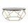 Konferenční stolek DIAMOND 41,5x90 cm zlatá/černá