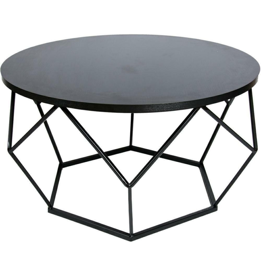 Konferenční stolek DIAMOND 70 cm černá