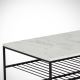 Konferenční stolek ETNA 43x95 cm šedá/černá