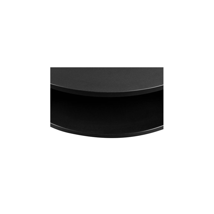 Konferenční stolek FIKOLI 75 cm černá/zlatý dub