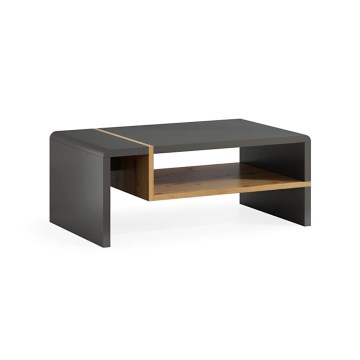 Konferenční stolek FRED 100x60 cm antracit/dub artisan