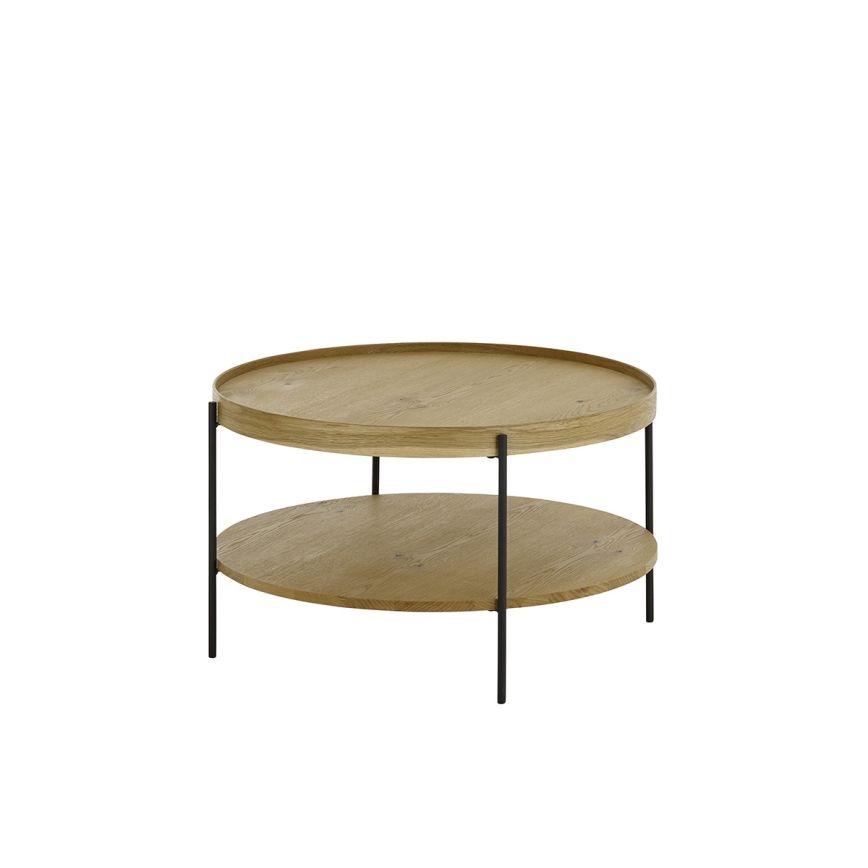 Konferenční stolek FURNI 80 cm dub