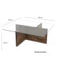 Konferenční stolek GLORY 35x90 cm borovice
