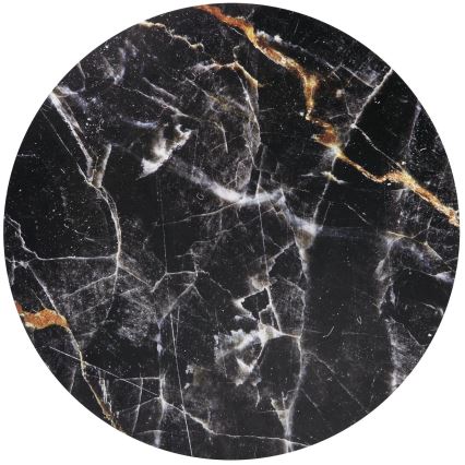 Konferenční stolek HARISSA 42 cm zlatá/černý mramor