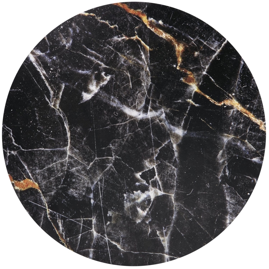 Konferenční stolek HARISSA 42 cm zlatá/černý mramor