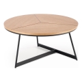 Konferenční stolek KARIDA 80 cm béžová/černá