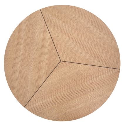 Konferenční stolek KARIDA 80 cm béžová/černá