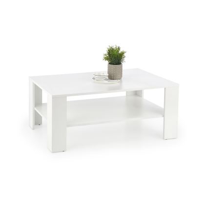 Konferenční stolek KWADRO 53x110 cm bílá