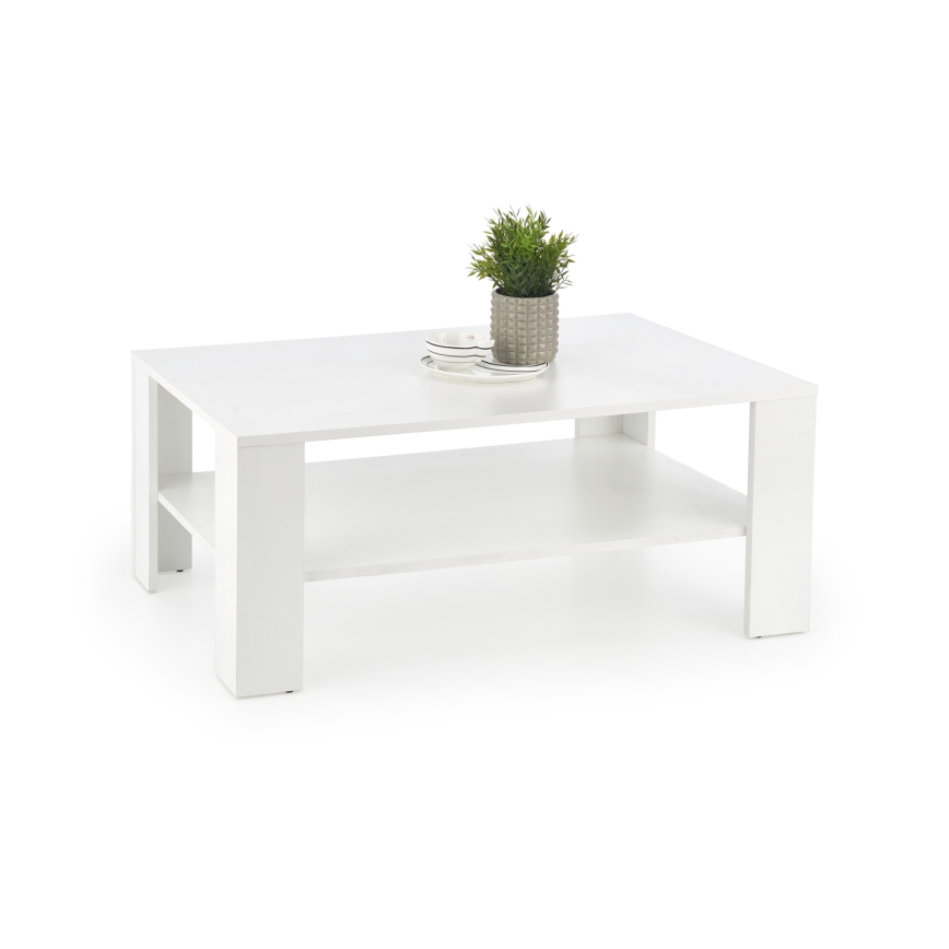 Konferenční stolek KWADRO 53x110 cm bílá