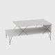 Konferenční stolek LOIRE 40x100 cm bílá