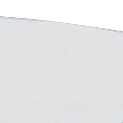 Konferenční stolek LUCA 82 cm čirá/stříbrná