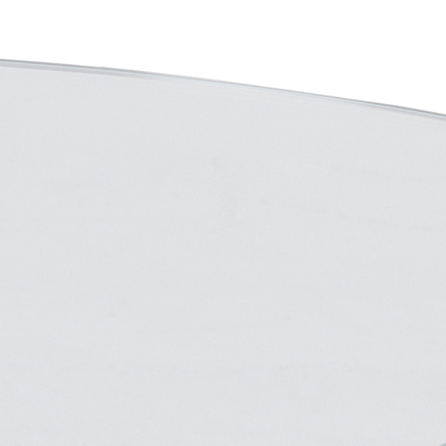 Konferenční stolek LUCA 82 cm čirá/stříbrná