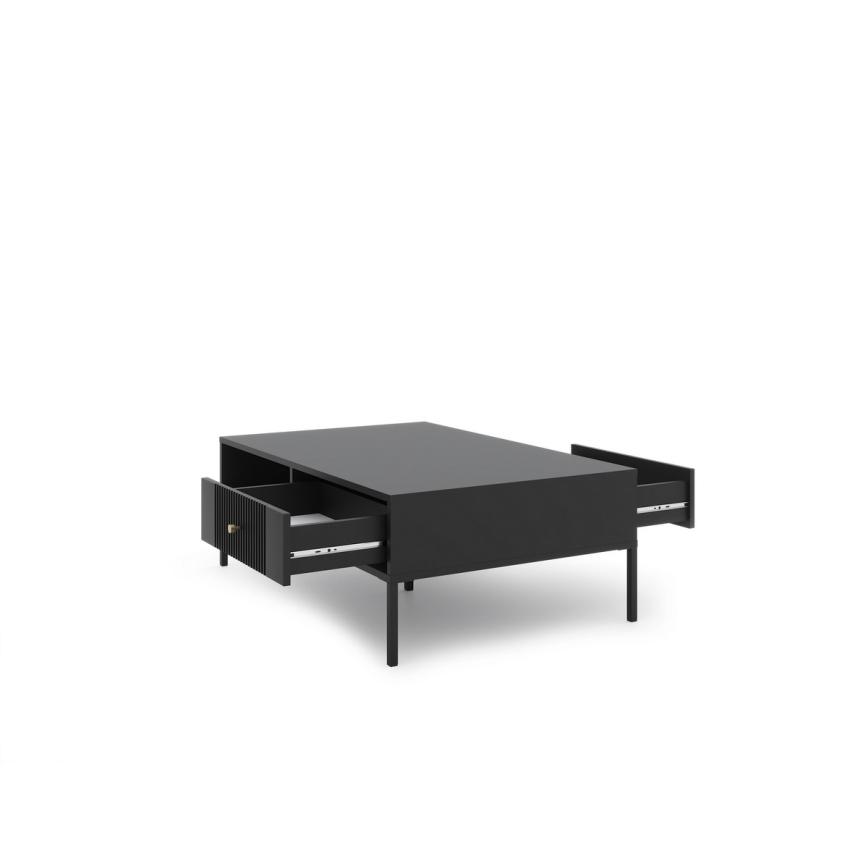 Konferenční stolek LUE 104x68 cm černá